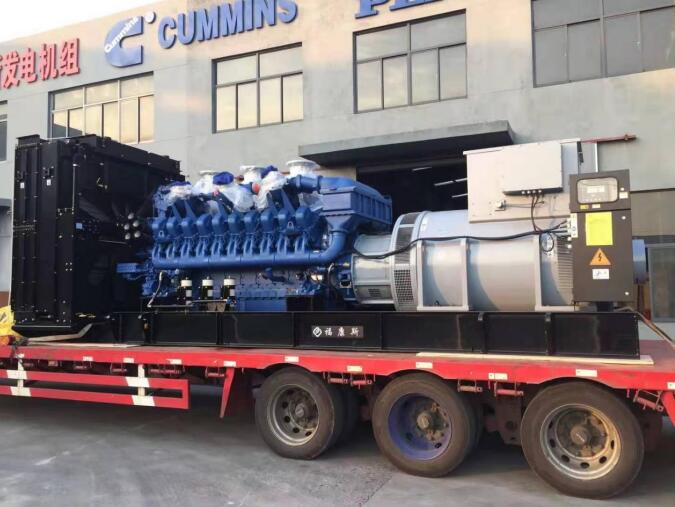 扬州福康斯为郑万高铁机房供应柴油发电机组